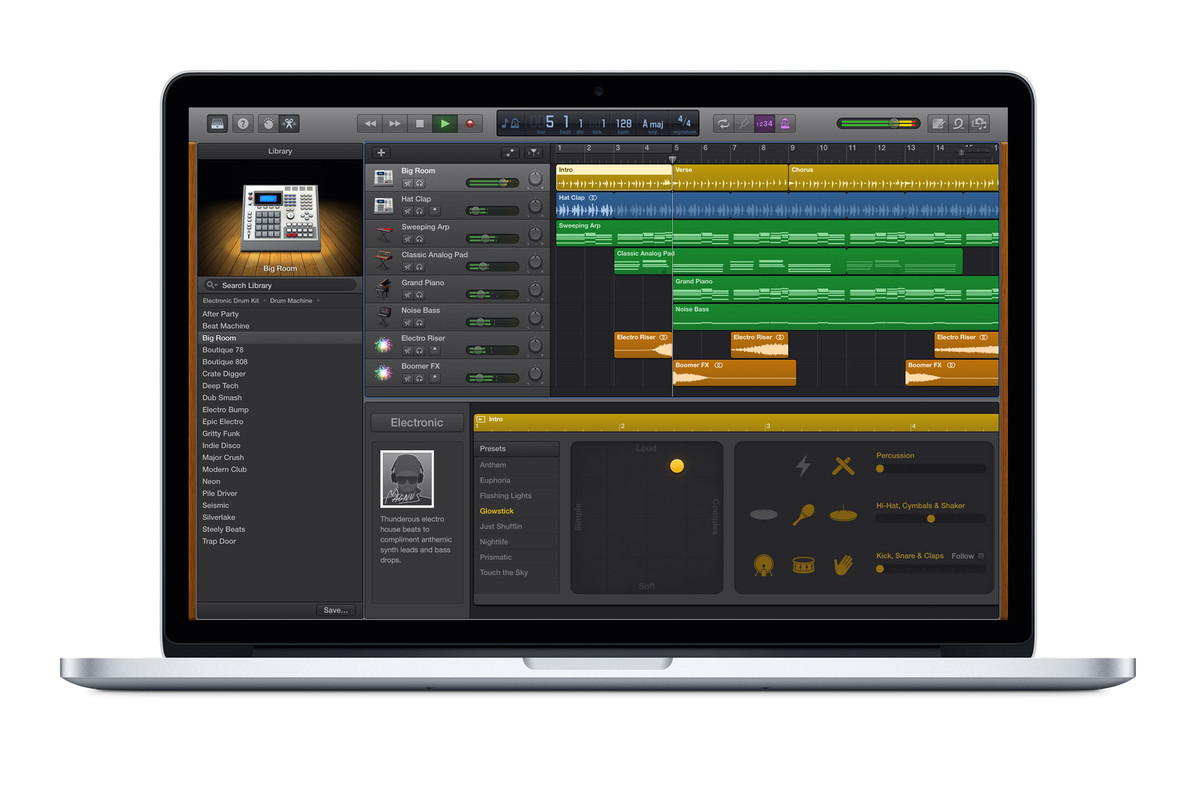 How to delete garageband projects